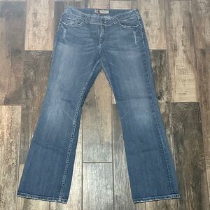 BKE Women's Boot Cut Jeans in Blue